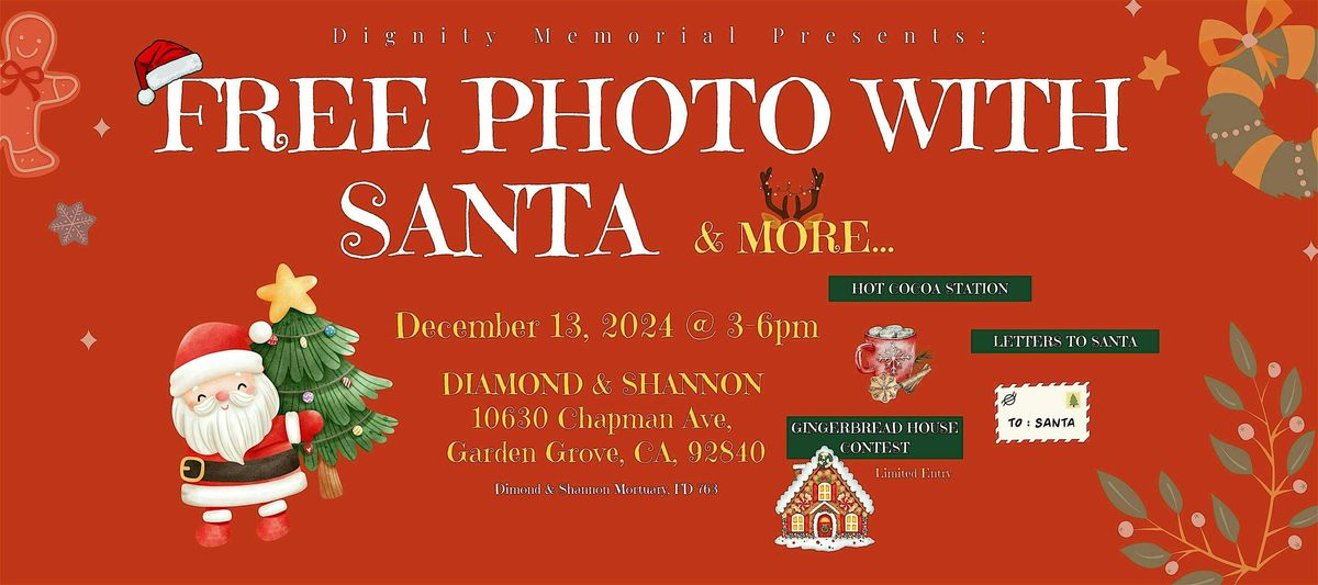 FREE Photo with Santa and More!