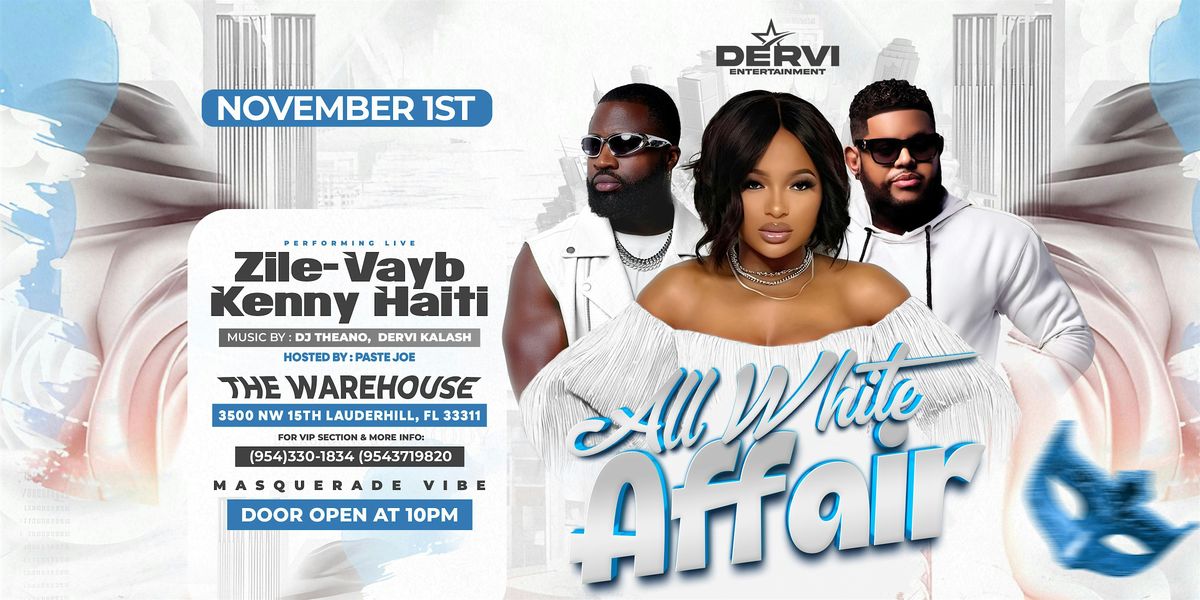 All White Affair Performance By (Zile, Vayb & Kenny Haiti)