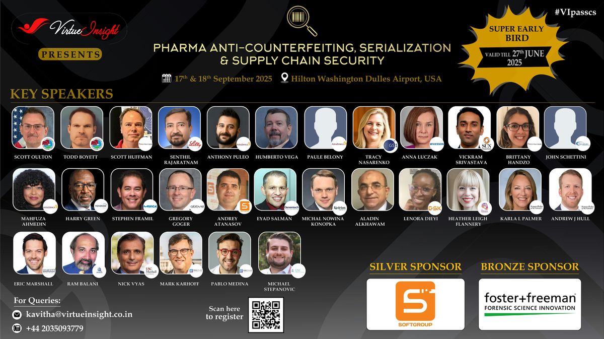 16th Annual Pharma Anti-Counterfeiting, Serialization & Supply Chain 2025