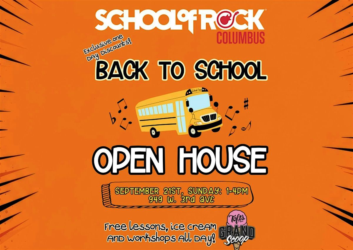 Back to School: Open House!