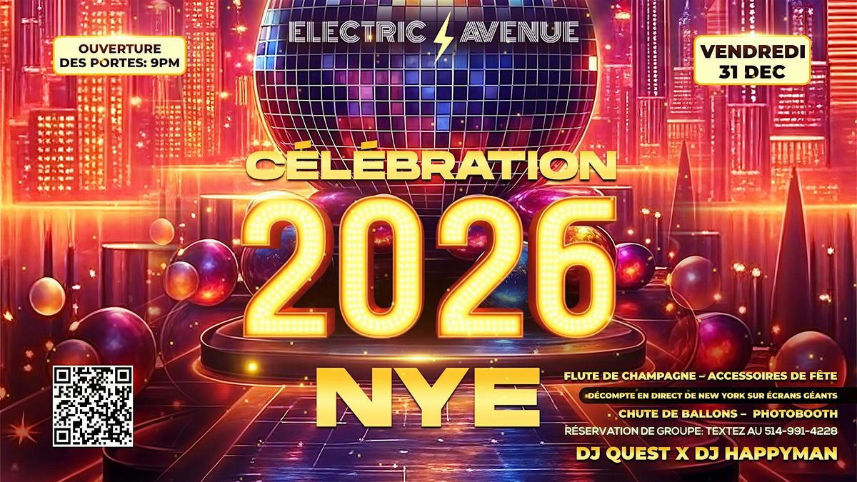 C\u00c9L\u00c9BRATION 2026 NYE