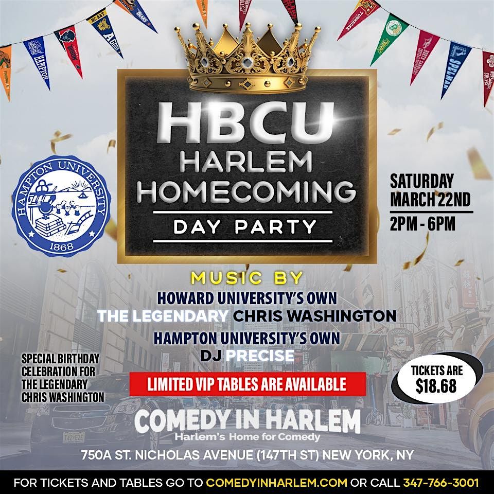 The HBCU Harlem Homecoming Day Party