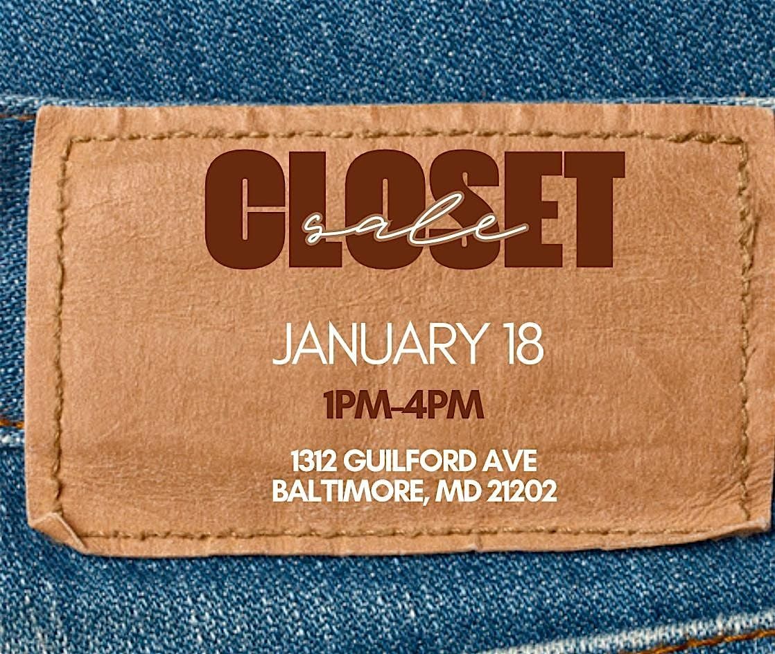 BG\u2019s Closet Sale