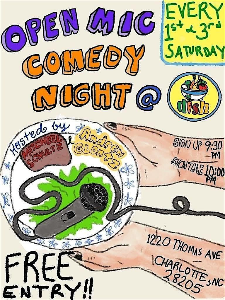 Dish Comedy Open Mic