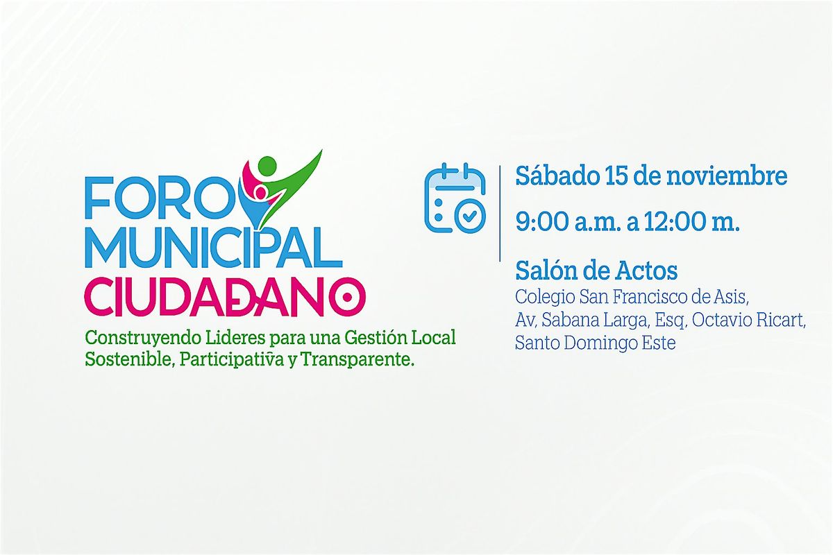 Foro Municipal Ciudadano