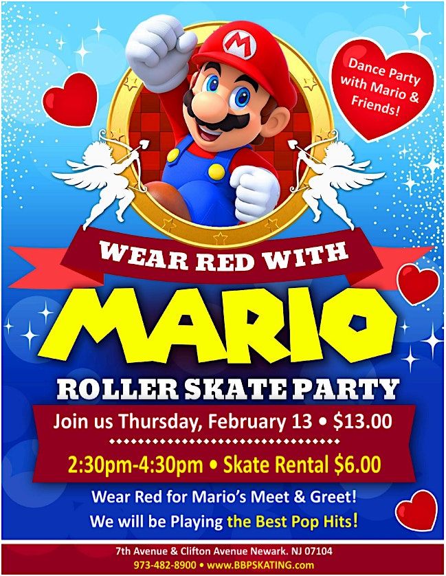 Wear Red with Mario Skate