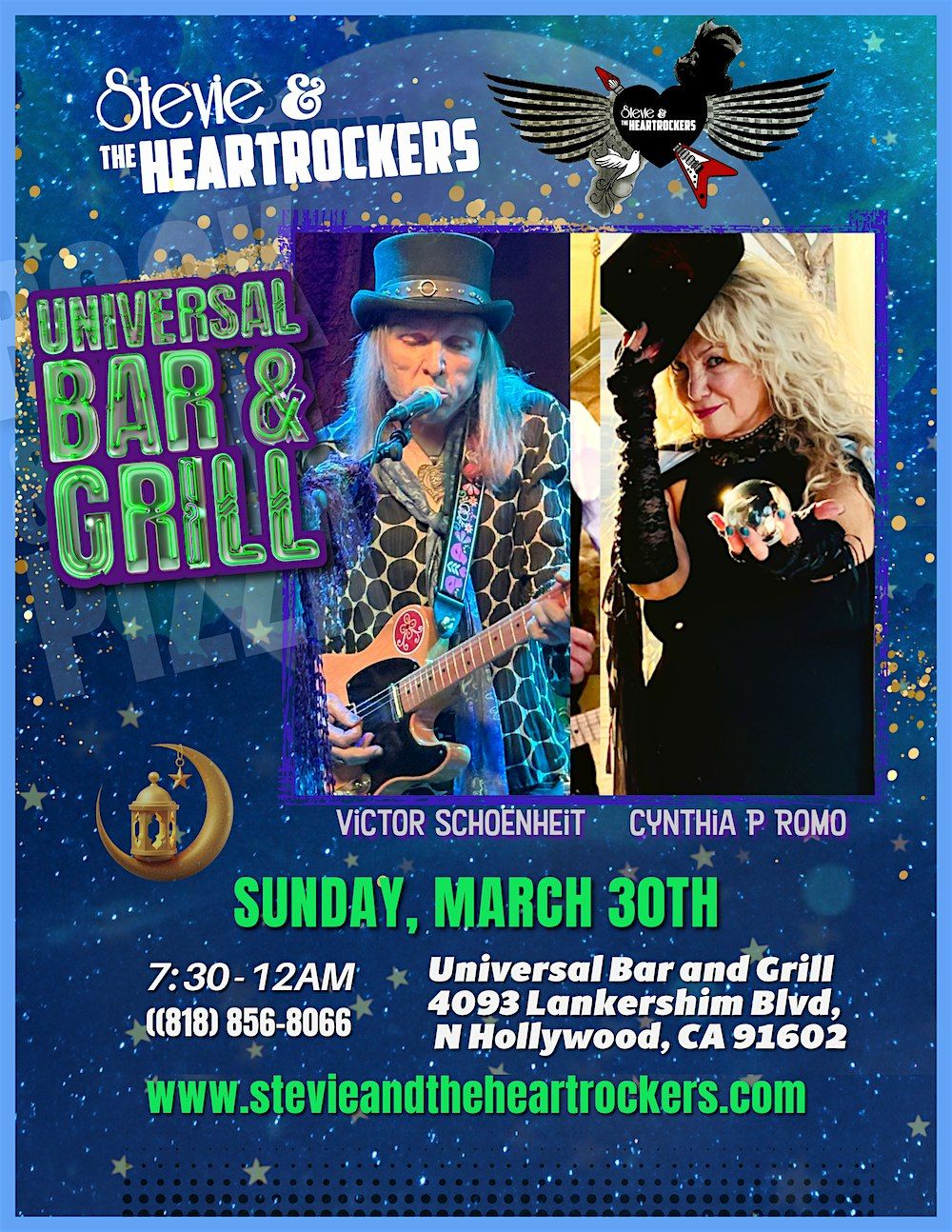 Stevie & The HeartRockers at Universal Bar & Grill