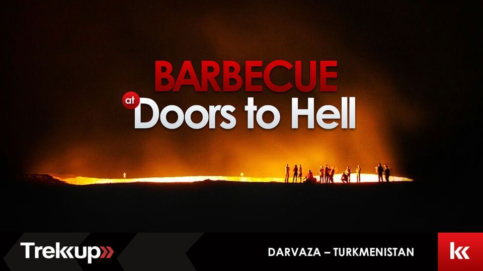 Barbecue at Doors to Hell | Journey Across Turkmenistan