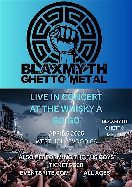 BLAXMYTH GHETTO METAL LIVE IN CONCERT