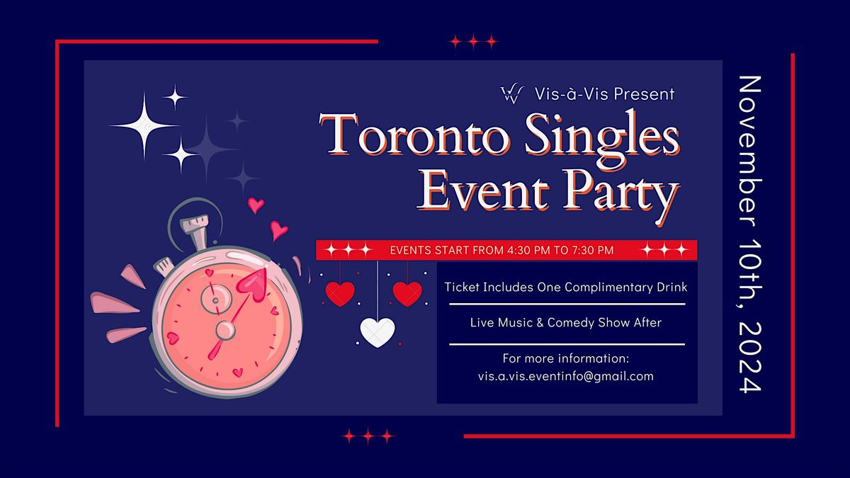 Toronto Singles Event Party