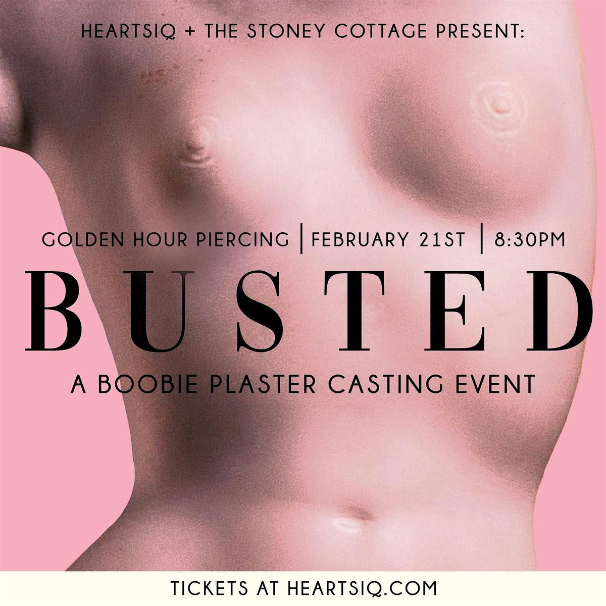 Busted - A Boobie Plaster Casting Event