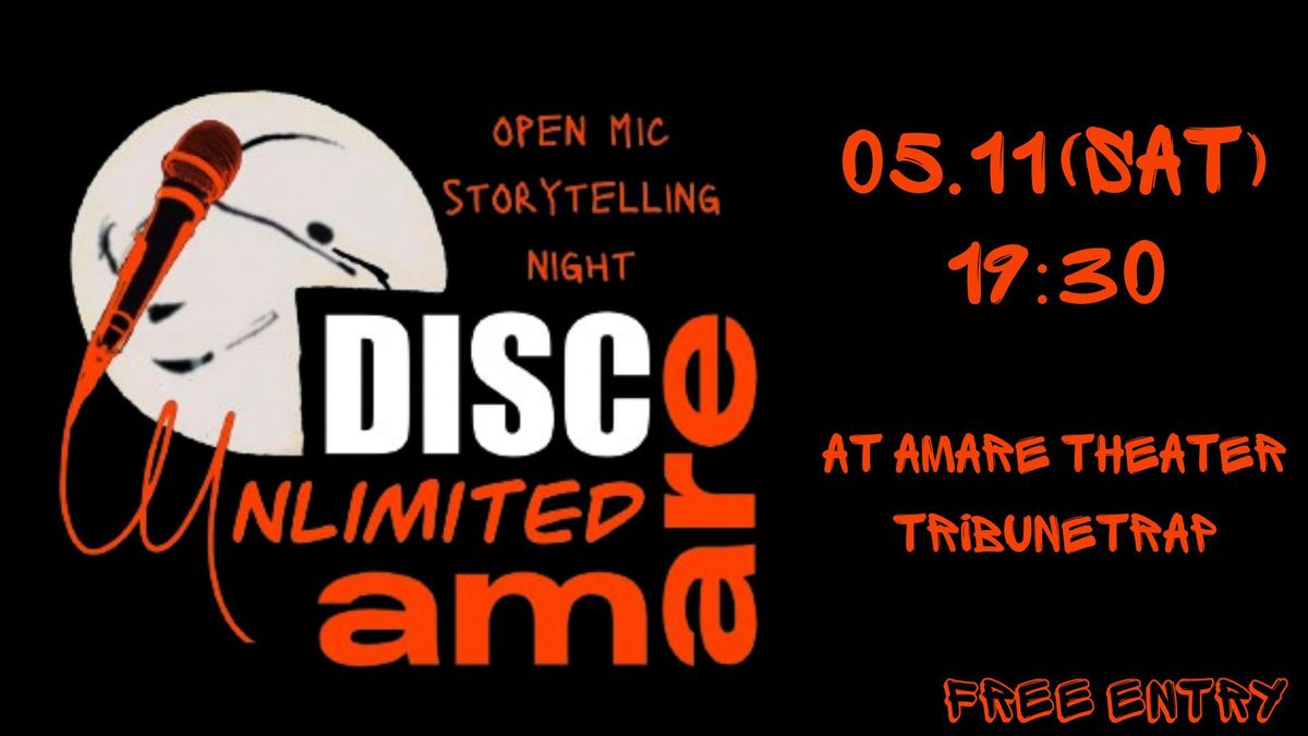 DISC Unlimited - Open mic storytelling night