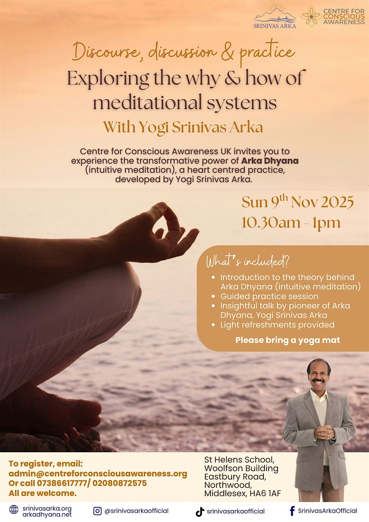 Discourse, discussion and practice:- Exploring the why & how of meditation