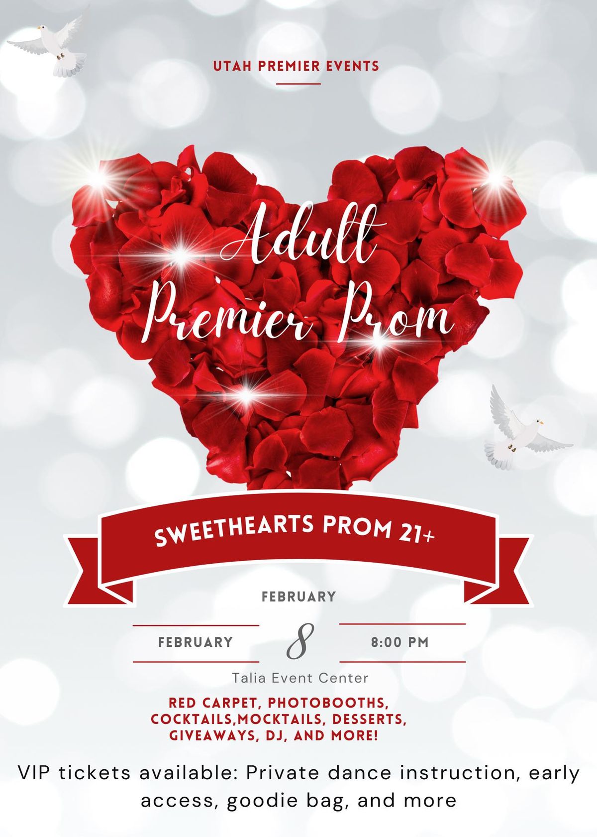 Adult Premier Prom- Ogden Tickets on sale NOW