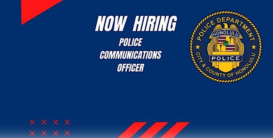 Police Communications Officer Information Session 2(In Person)