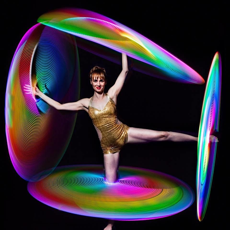 Hula Hoop Show & Workshop presented by Isabella Hoops