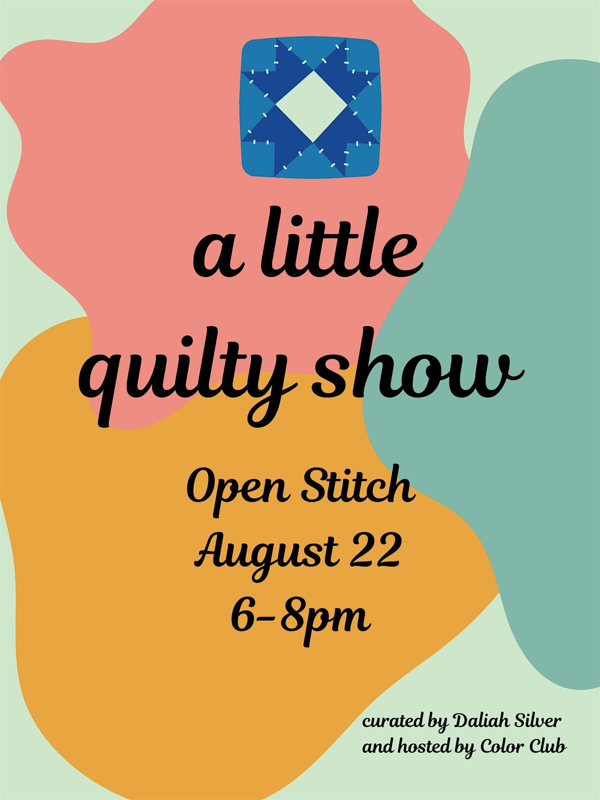 a little quilty show: open stitch night