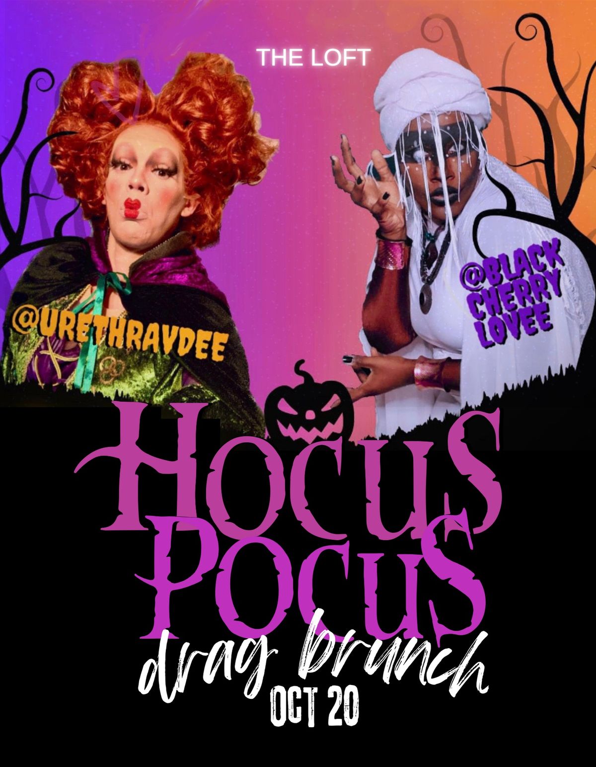 HOCUS POCUS DRAG BRUNCH\u203c\ufe0fSOLD OUT\u203c\ufe0f