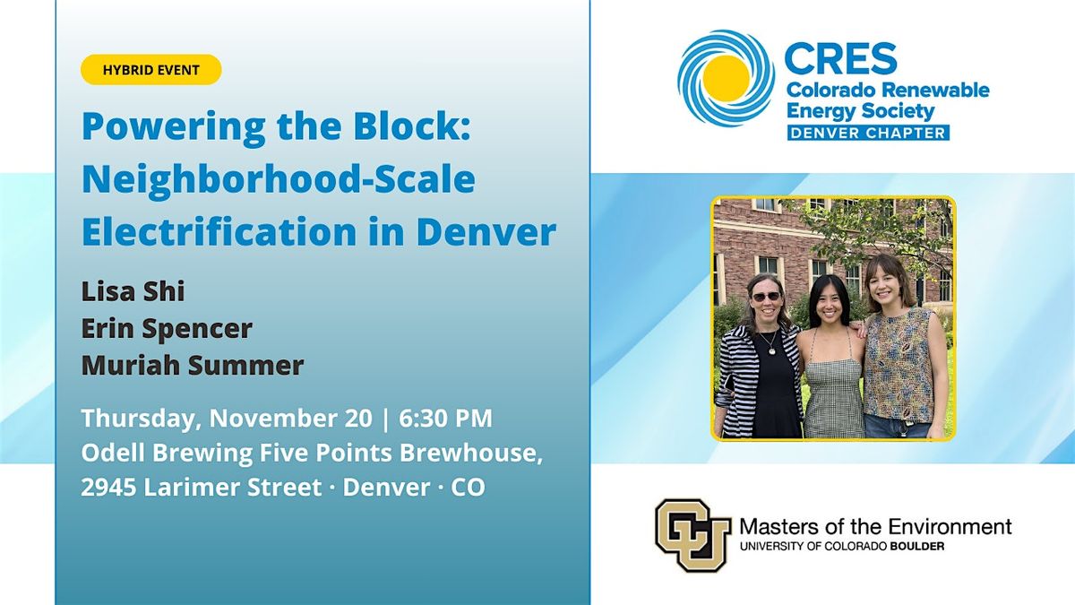 Powering the Block: Neighborhood-Scale Electrification in Denver