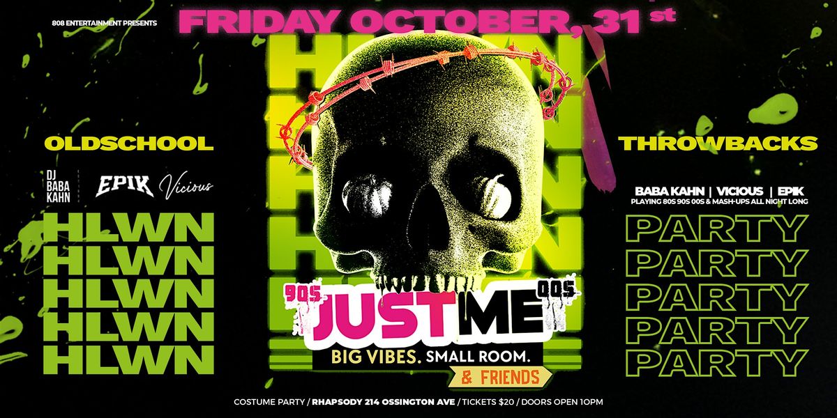 Monster Mash Fri Oct 31Throwback Party