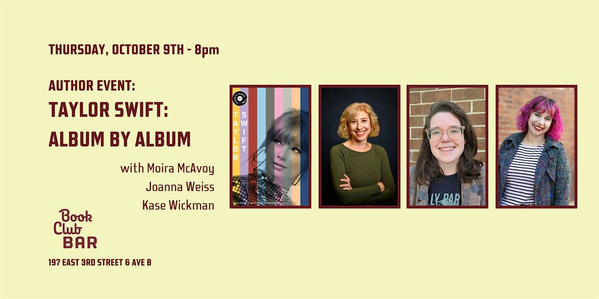 AUTHOR & BOOK EVENT: "Taylor Swift: Album by Album"