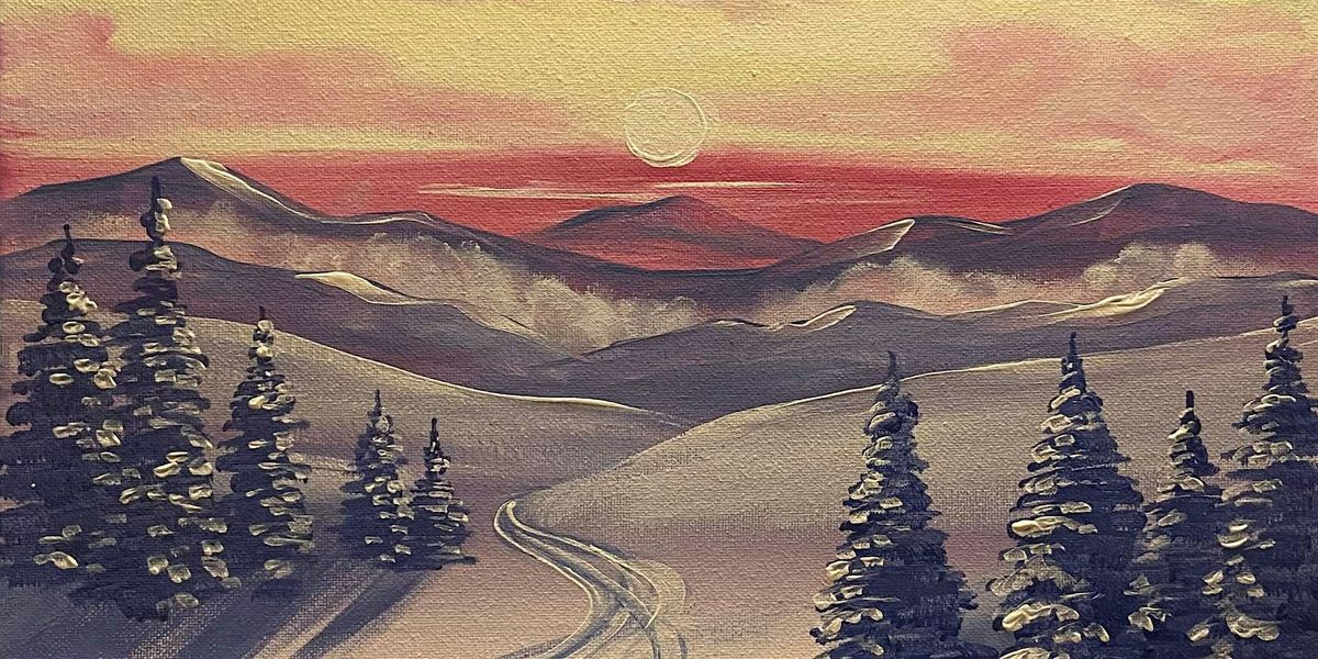 Sunset Slopes - Paint and Sip by Classpop!\u2122