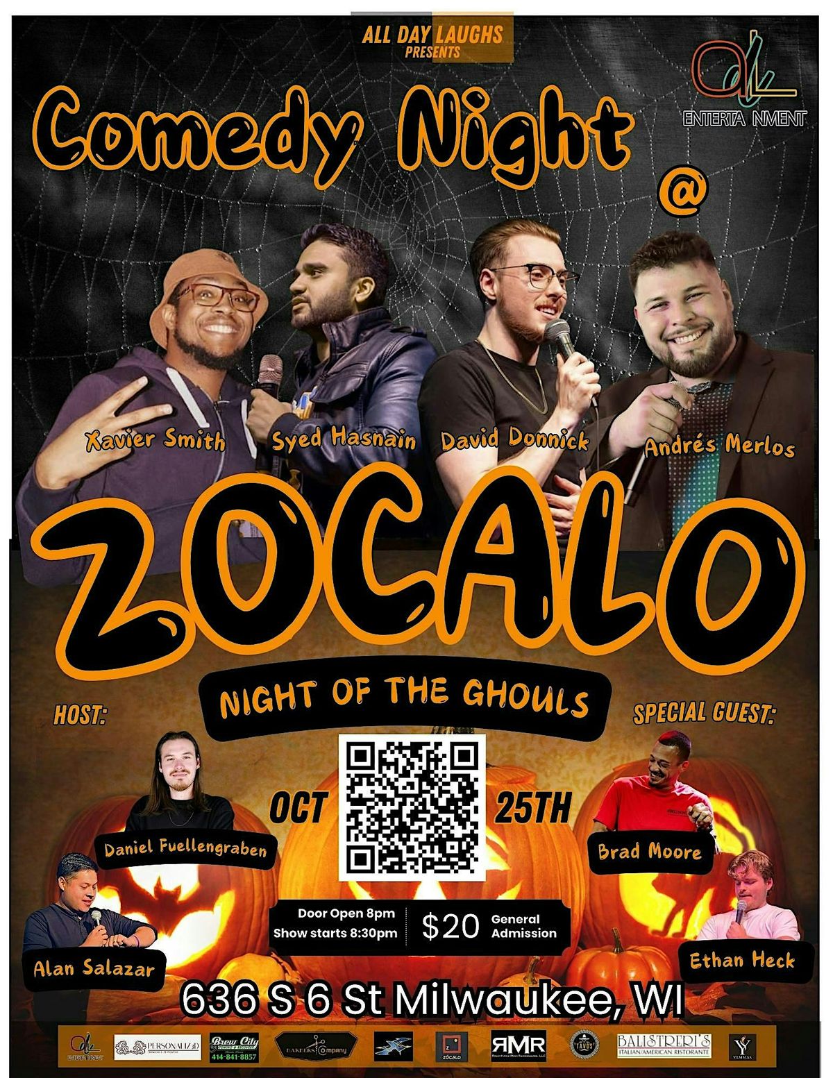 Comedy Night @ Zocalo: Night of the Ghouls