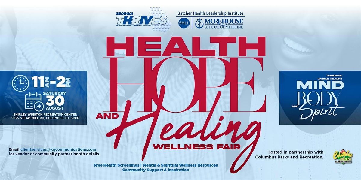 Health, Hope & Healing Community Wellness Fair