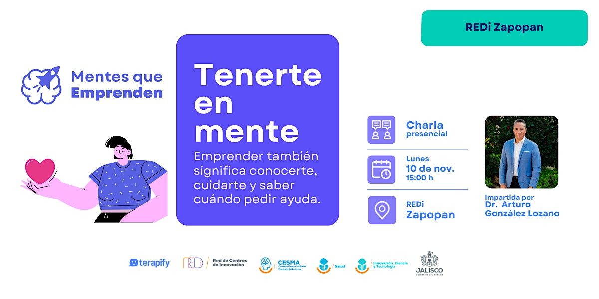 Tenerte en mente: Salud mental para emprendedores