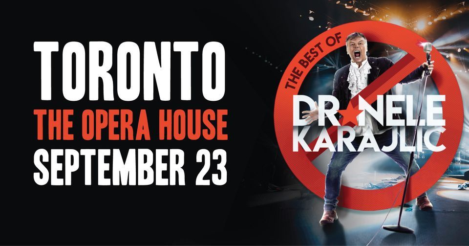 Dr. Nele Karajlic Live in Toronto