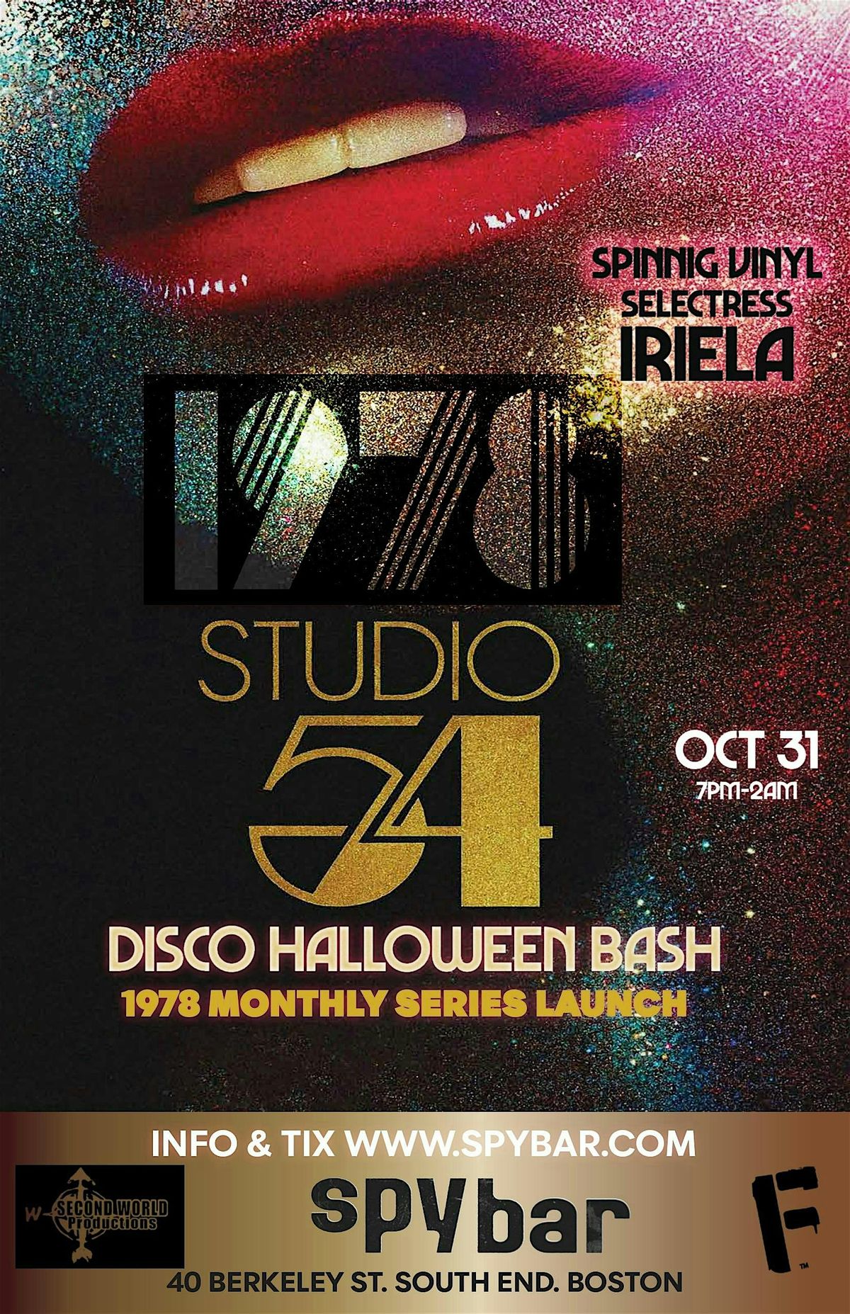 SPY BAR STUDIO 54 HALLOWEEN