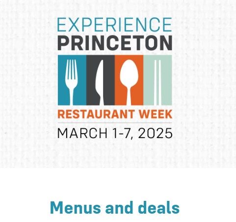 TRY Princeton Restaurant Week lunch $25, dinner for $45.  I want to go? 