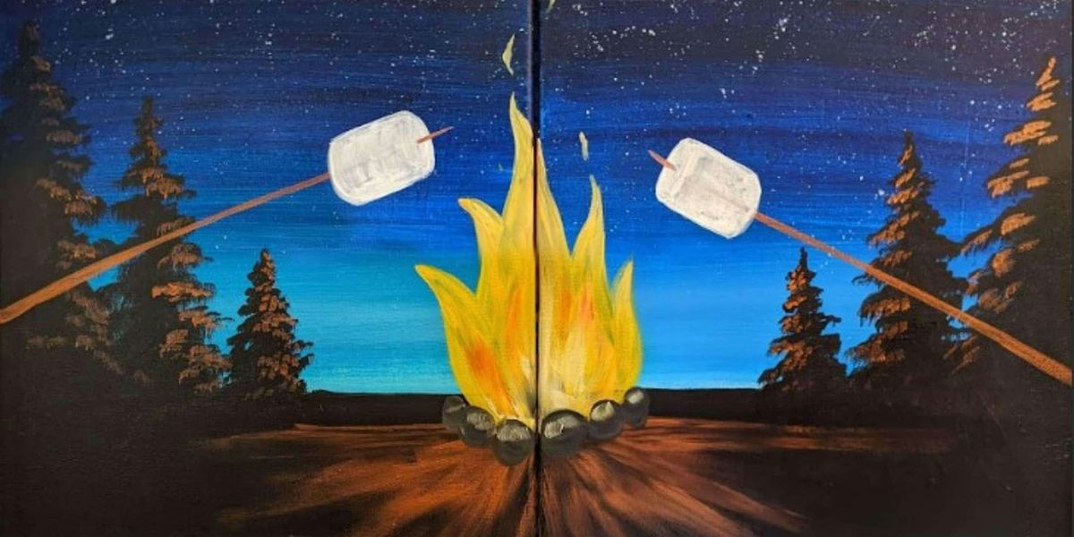 S'mores for Two Date Night - Paint and Sip by Classpop!\u2122