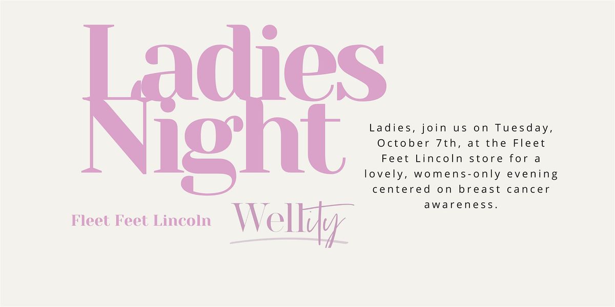 Ladies Night - Fleet Feet x Wellity