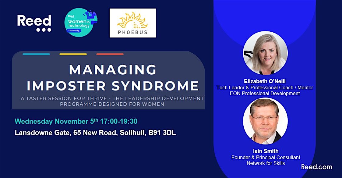 Managing Imposter Syndrome - Workshop for aspiring female tech leaders