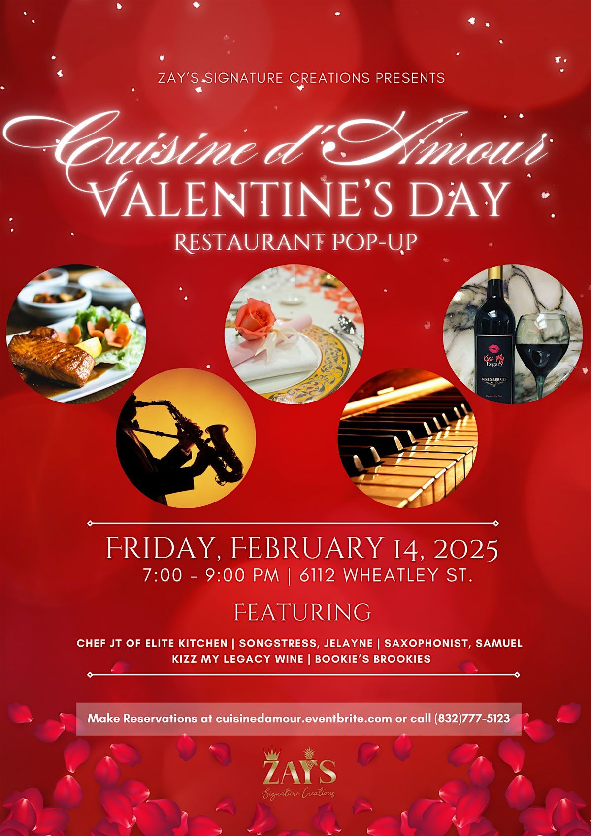 Cuisine d\u2019Amour: A Valentine\u2019s Day Restaurant Pop-Up