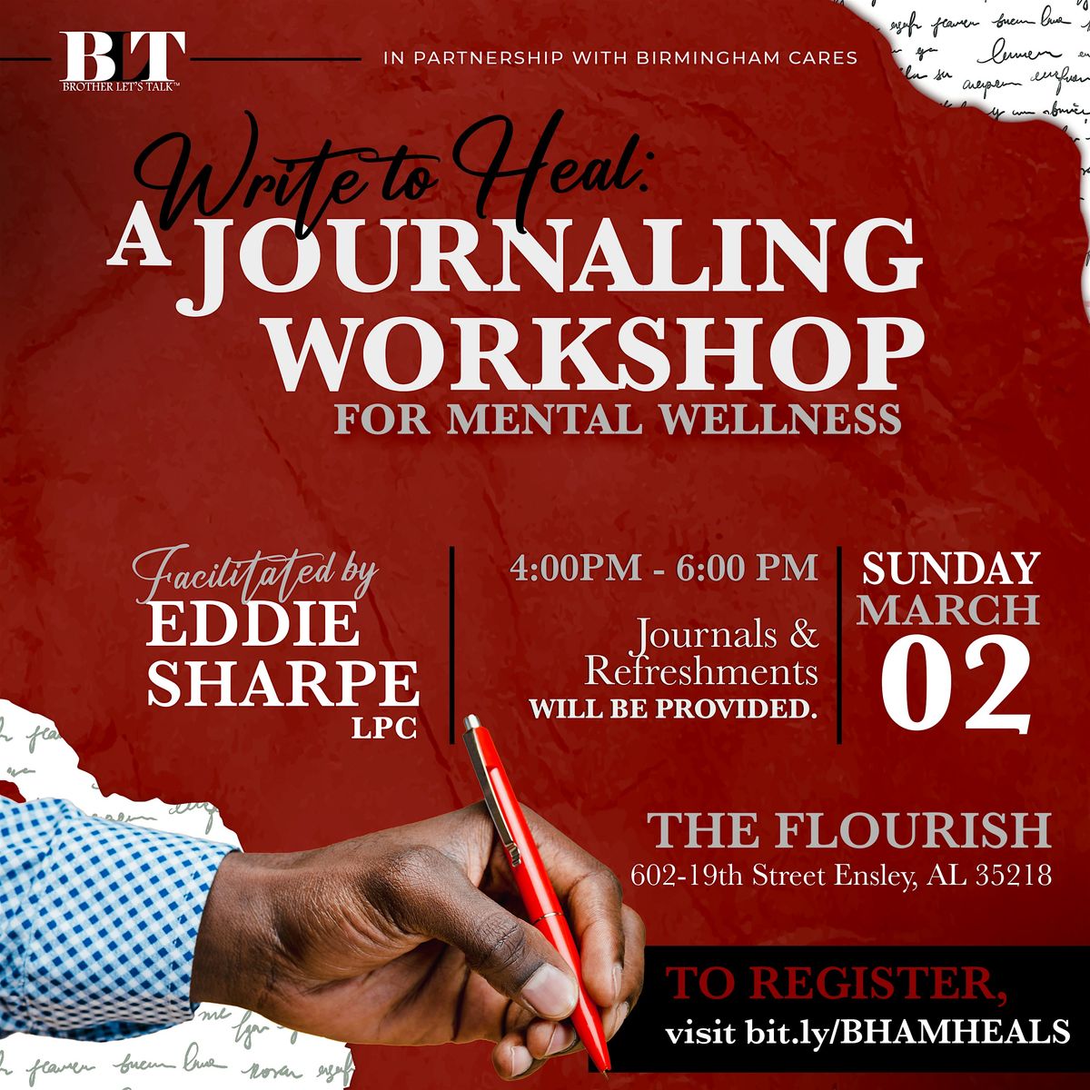 Write to Heal: A Journaling Workshop for Mental Wellness