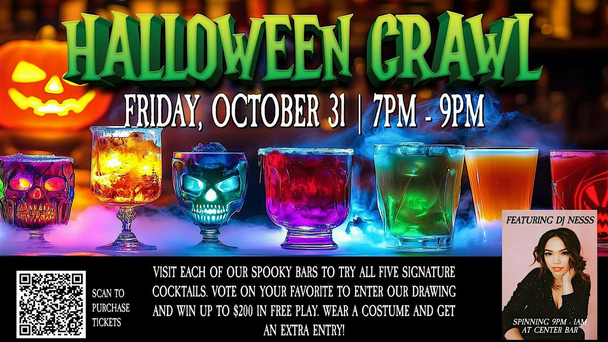 Halloween Bar Crawl at the Hard Rock Casino Sacramento