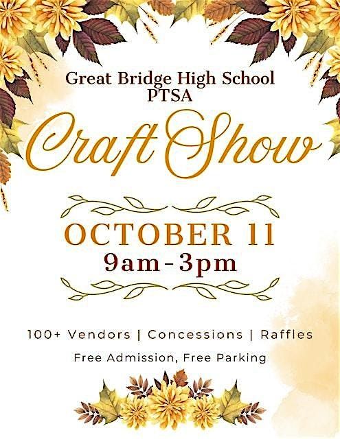Great Bridge High School PTSA Fall Craft Show