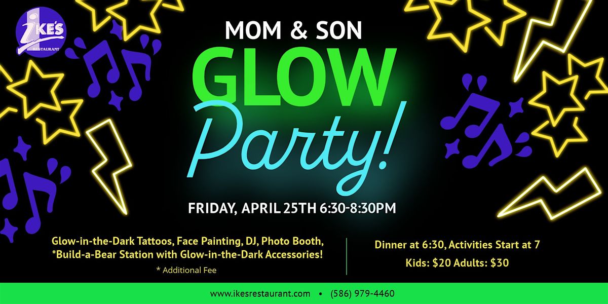 Mom & Son Glow Party