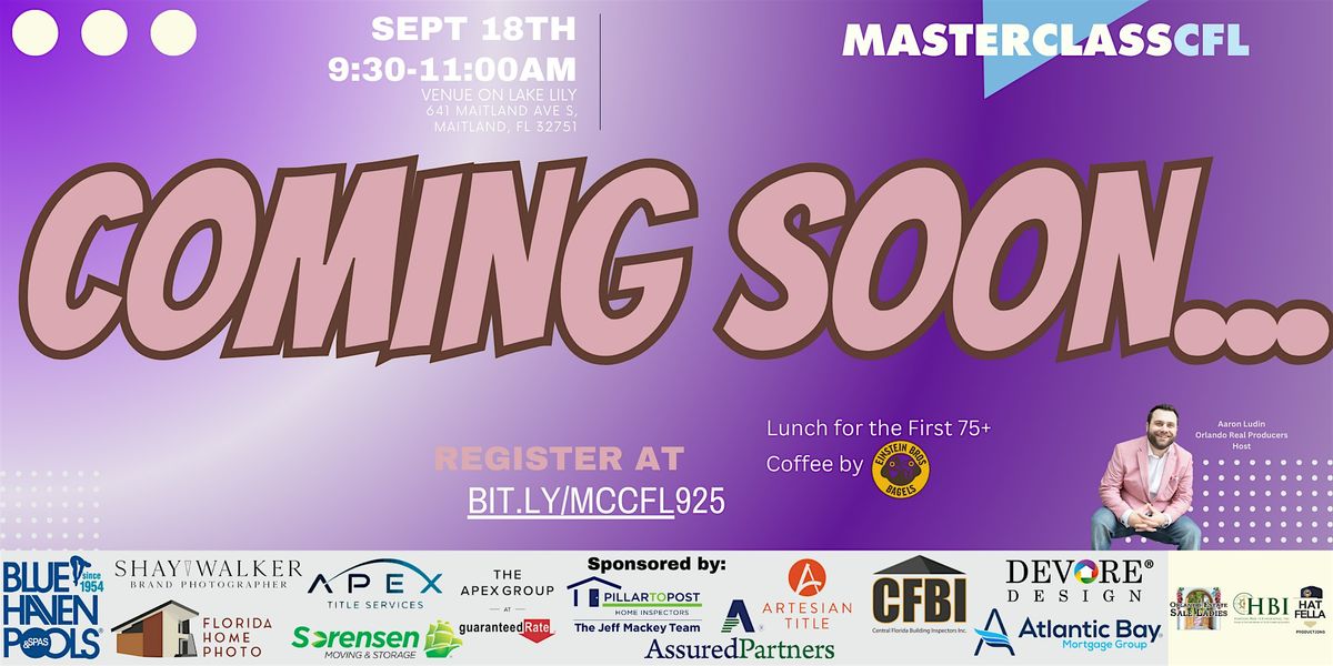 [MasterclassCFL3.0]Sept 2025 Session - Luxury Real Estate Conversations