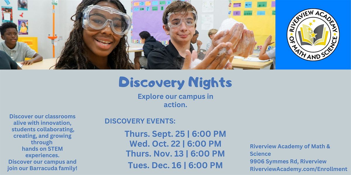 Riverview Academy of Math & Science: Discovery Nights