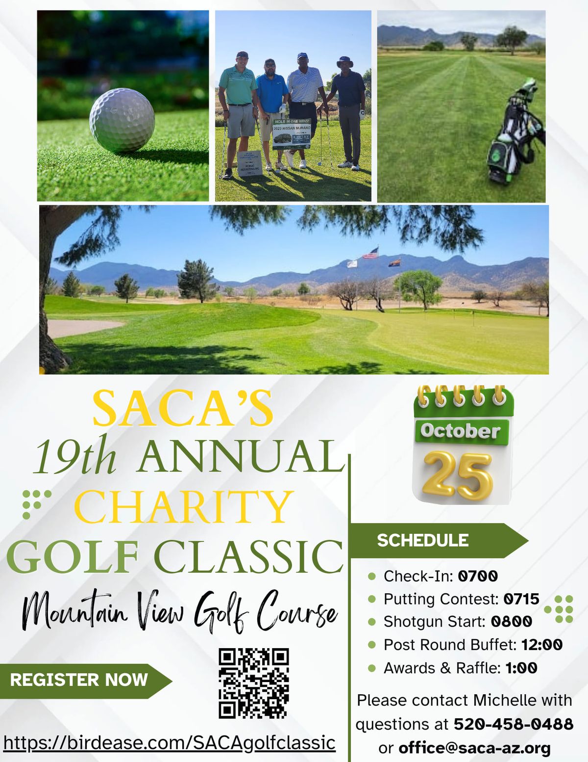 SACA's 19th Annual Charity Golf Classic