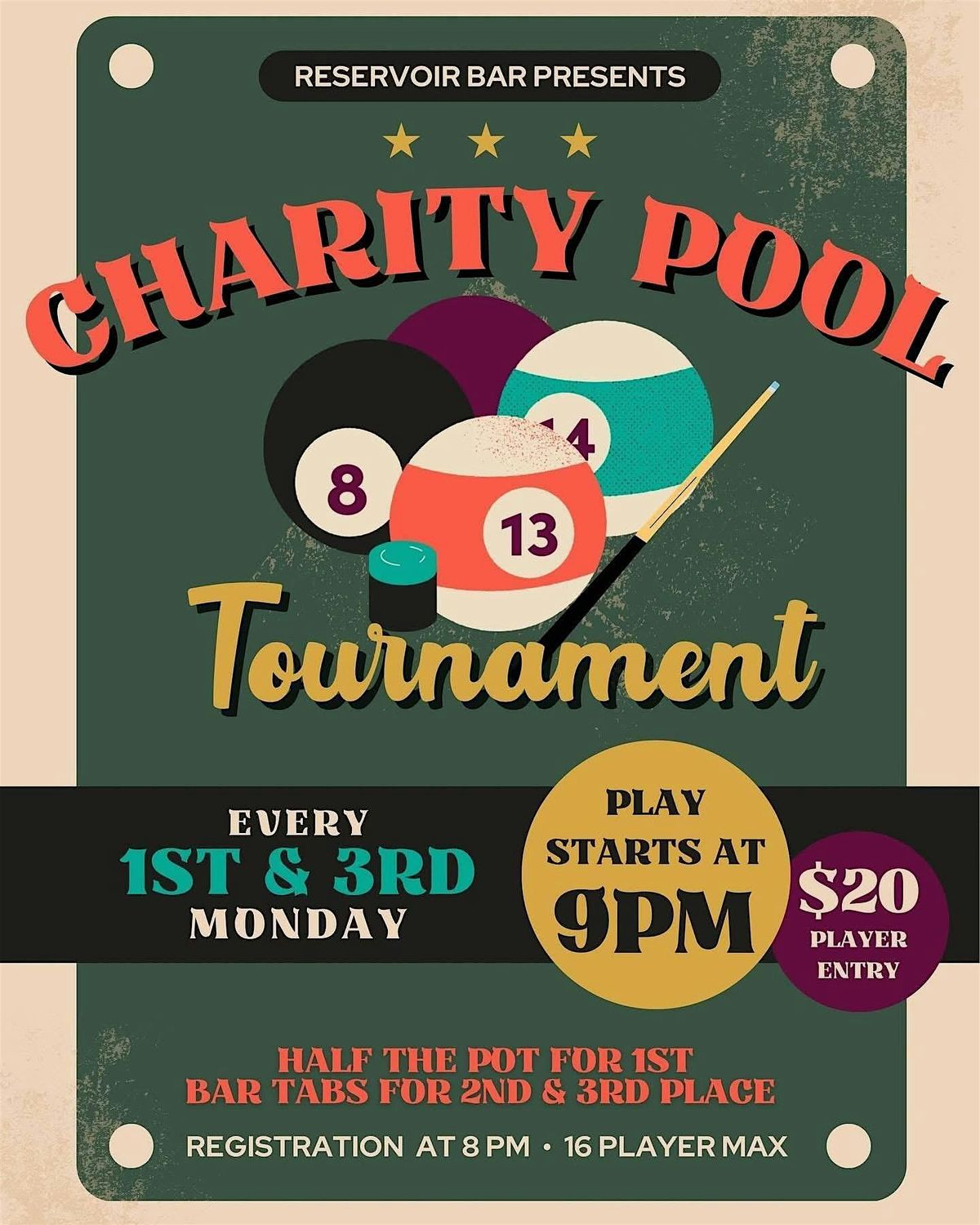 Charity Pool Tournament