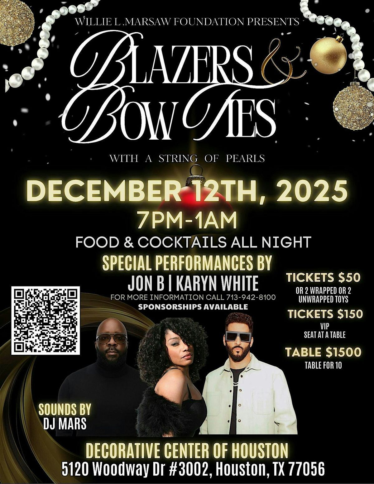 Annual Blazers & Bow Ties with a String of Pearls