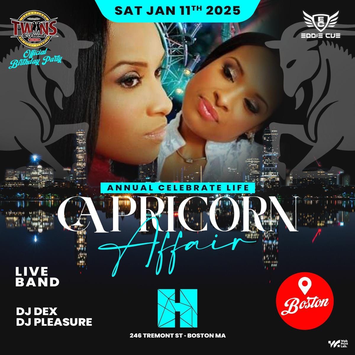 Twins and Friends Annual Capricorn Bash