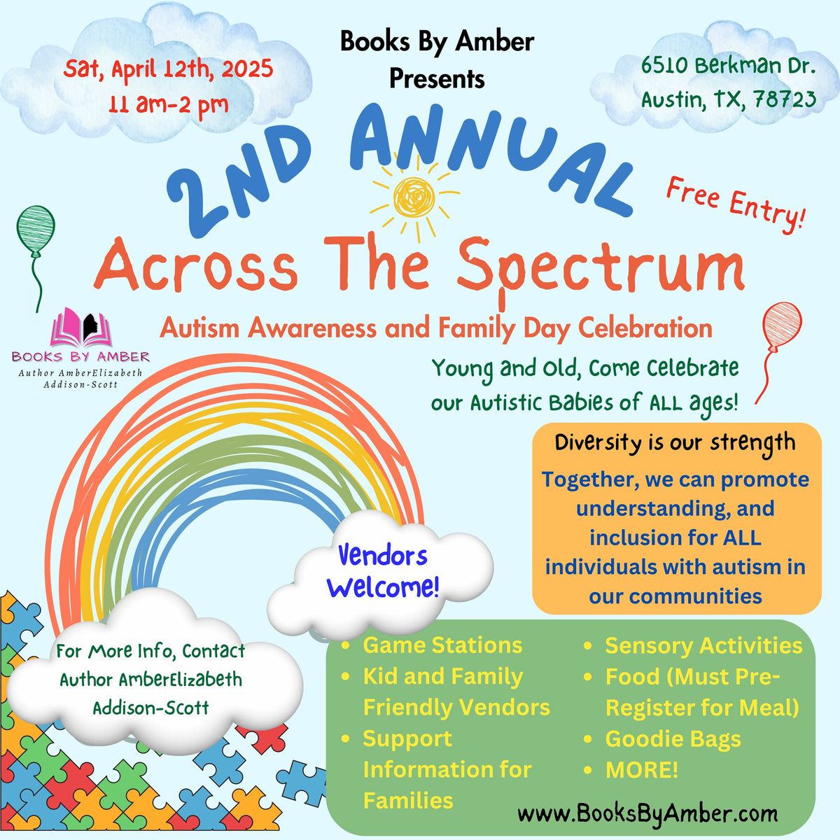 2nd Annual Across the Spectrum: Autism Awareness and Family Celebration Day