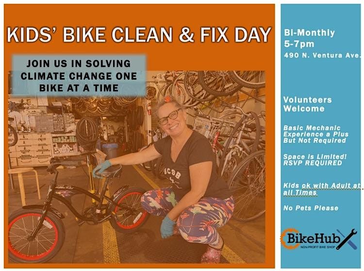 Kids' Bike Clean & Fix Day