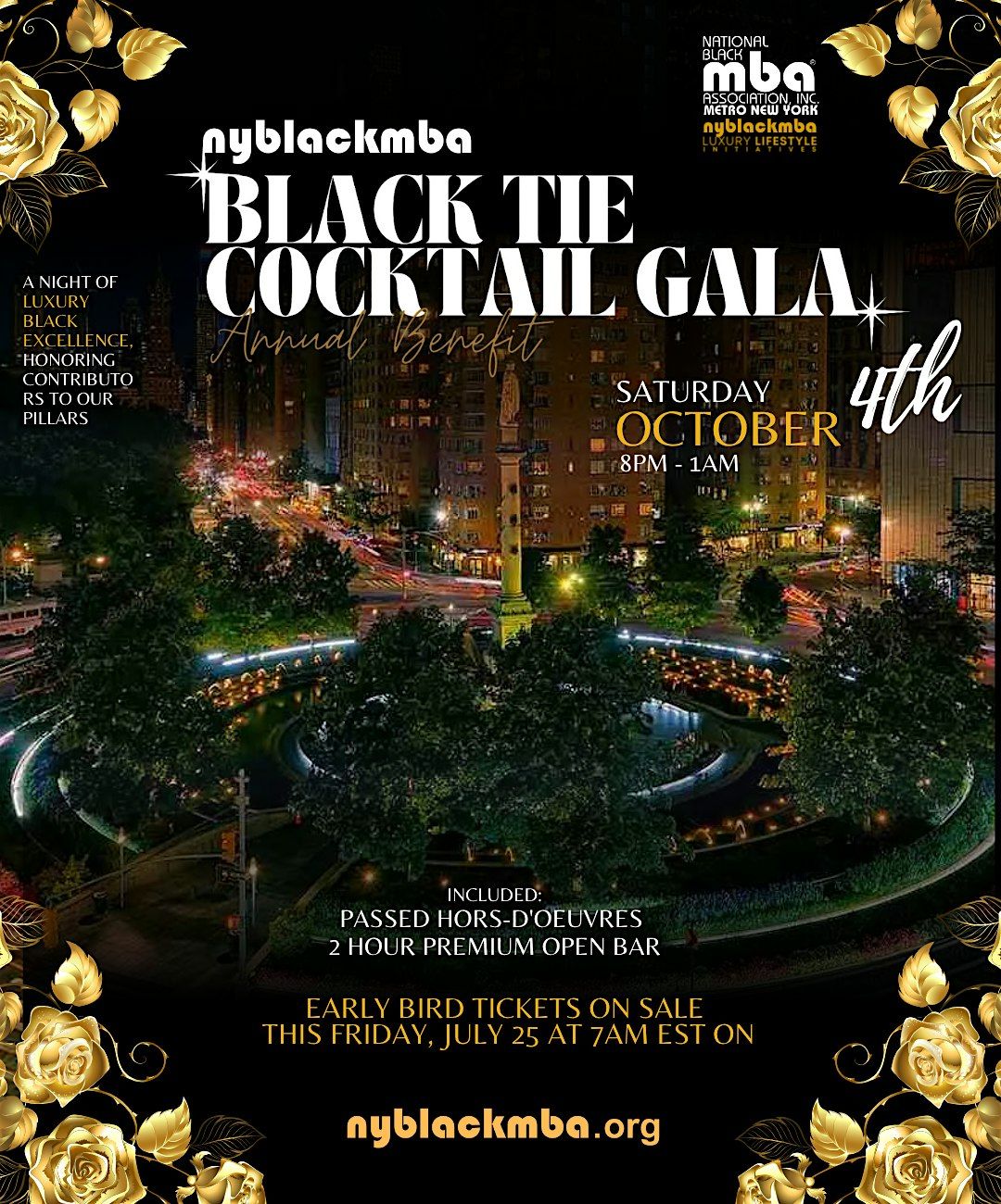 2025 NYBLACKMBA Black Tie Cocktail Gala