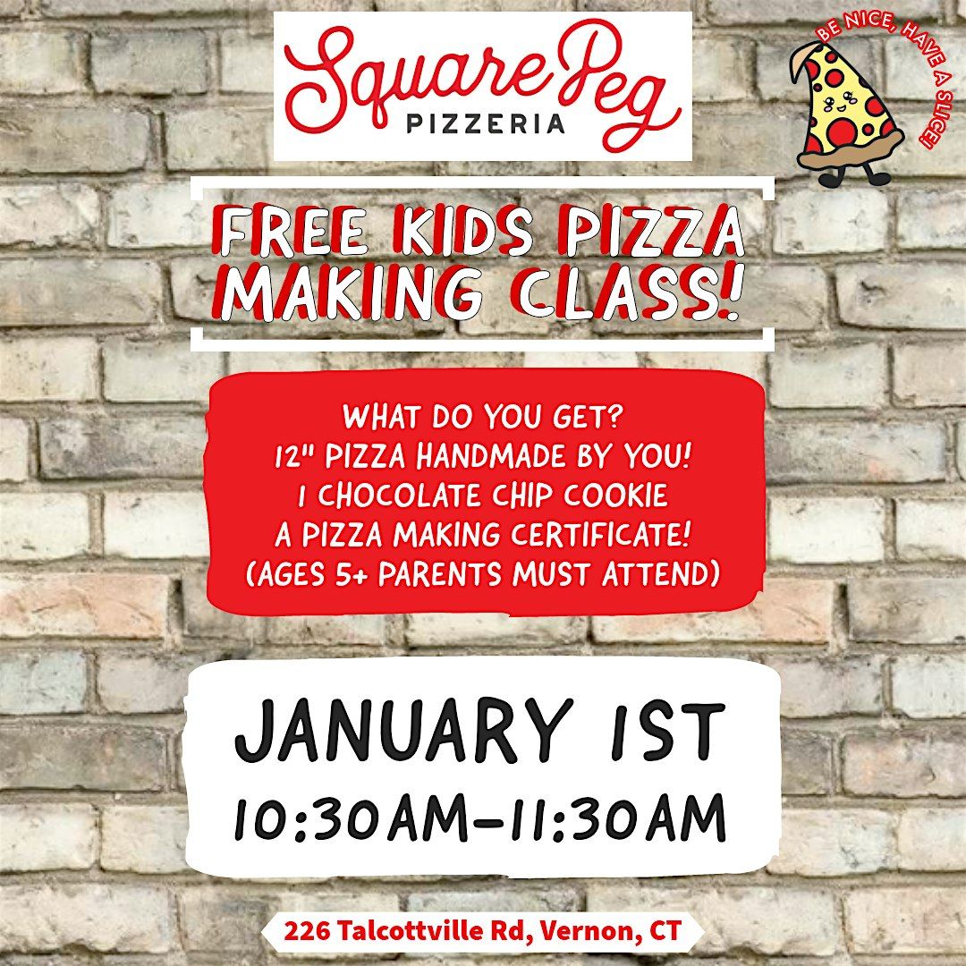 VERNON FREE KIDS PIZZA MAKING CLASS!!!